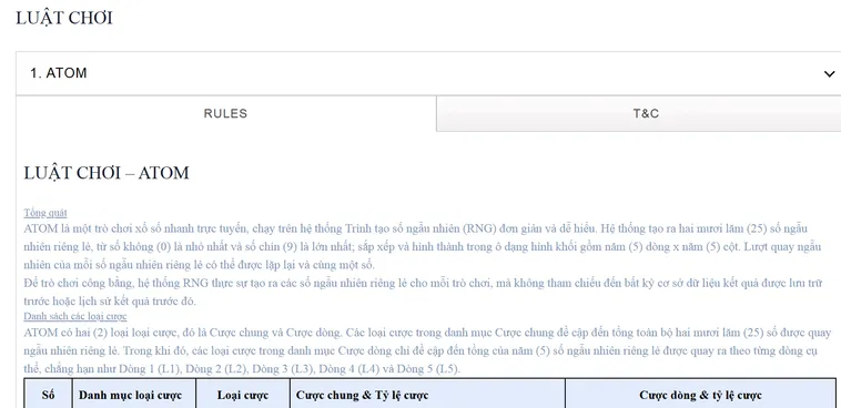 Quay Số Atom tại RikBet Trải Nghiệm Những Vòng Quay May Mắn Đỉnh Cao