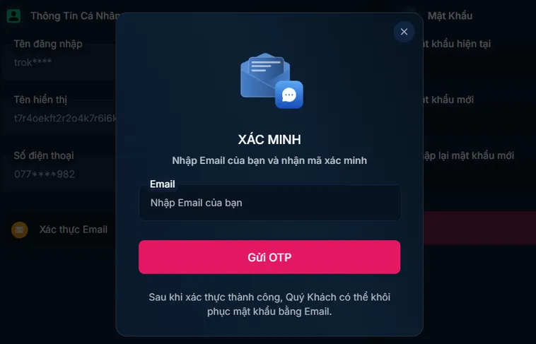 Xác Minh Tài Khoản Rikbet Của Bạn Để Đảm Bảo An Toàn Khi Cá Cược Trực Tuyến