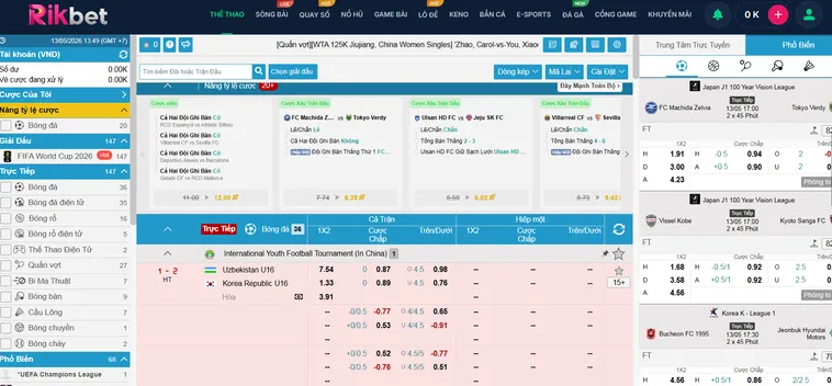 Thể Thao IM Sports RikBet Nơi Đam Mê Cá Cược Bùng Nổ Với Tỷ Lệ Kèo Đỉnh Cao