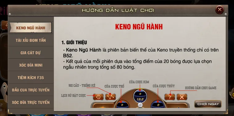 Khám Phá Siêu Phẩm Keno Mini Tại RikBet Đỉnh Cao Sự Hào Hứng