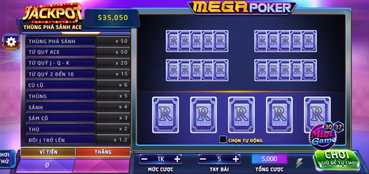 Trải Nghiệm Sảnh Mega Poker Tại RikBet Đẳng Cấp Với Nhiều Cơ Hội Thắng Lớn Mỗi Ngày