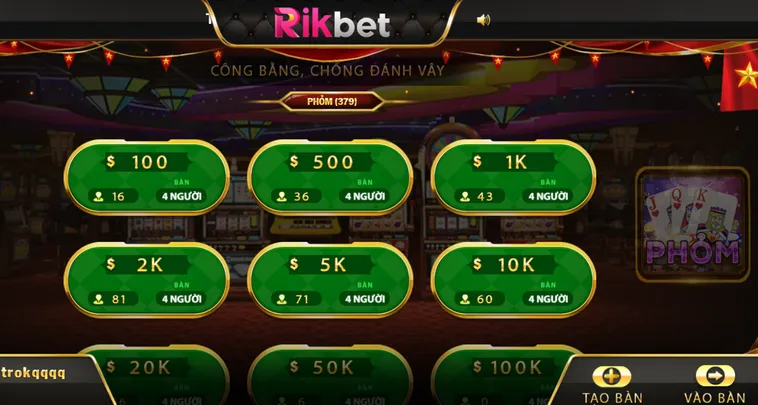 Hướng Dẫn Cách Chơi Phỏm Tại RikBet Trực Tuyến Đơn Giản Dễ Thắng