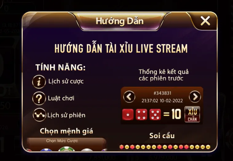 Tài Xỉu Live Tại RikBet Trò Chơi Dự Đoán Kết Quả Đỉnh Cao Với Tỷ Lệ Thắng Lớn
