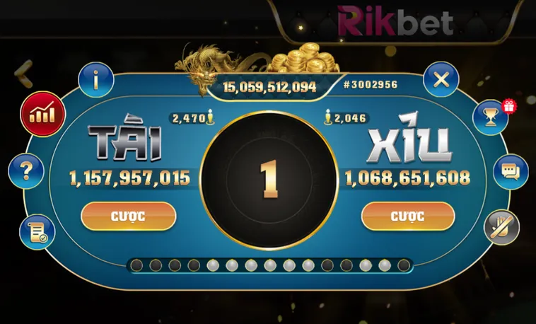 Tài Xỉu Live Tại RikBet Trò Chơi Dự Đoán Kết Quả Đỉnh Cao Với Tỷ Lệ Thắng Lớn