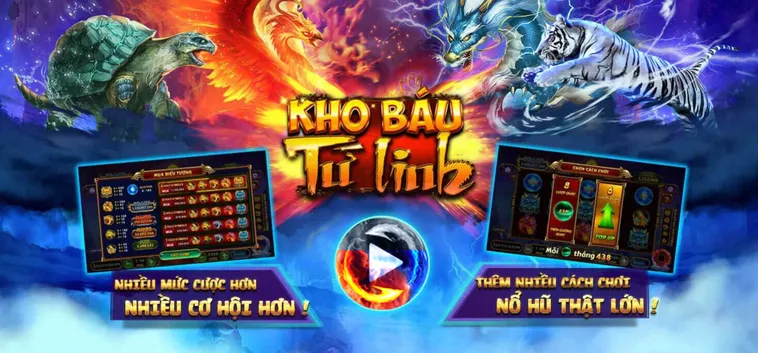 Trải Nghiệm Đỉnh Cao Nổ Hũ Tứ Linh Tại RikBet Săn Quà Khủng Mỗi Ngày